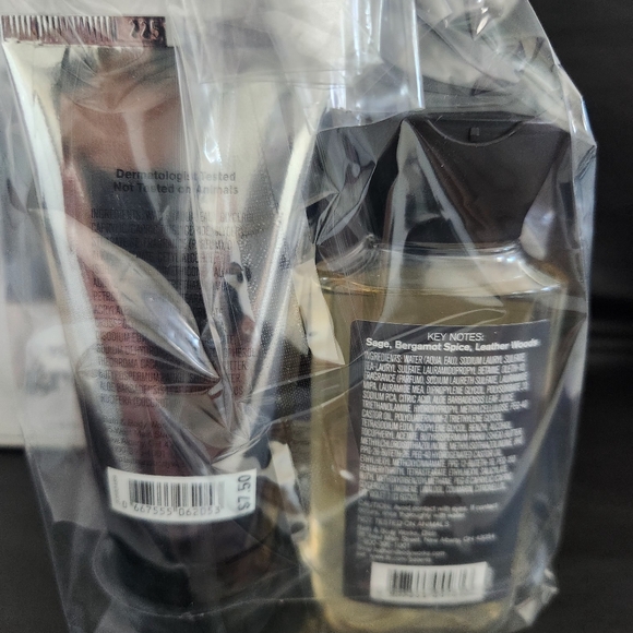 NEW 3-PIECE MEN'S COLLECTION TRAVEL SIZE GIFT SET GRAPHITE BATH & BODY WORKS - Picture 6 of 6
